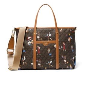 Michael Kors Beck Limited Edition Sailor Girls Convertible Tote With Wallet LNC